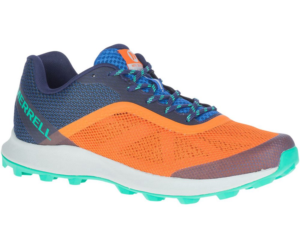 Tenis Homem - Merrell Mtl Skyfire - Laranja/Azuis - JAI954620